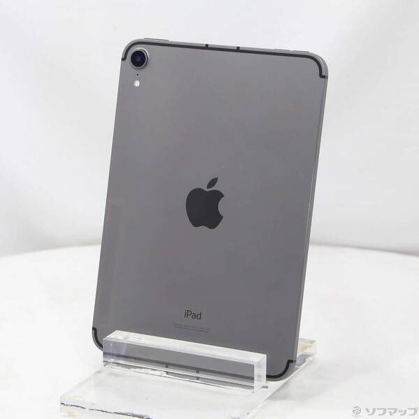 【中古】Apple(アップル) iPad mini 第6世代 64GB スペースグレイ MK893J/A SIMフリー 【262-ud】