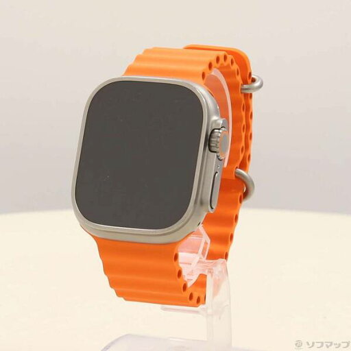 【中古】Apple(アップル) Apple Watch Ultra 2 GPS + Cellular 49mm チタニウムケース オレンジオーシャンバンド 【251-ud】 【中古】Apple(アップル) Apple Watch Ultra 2 GPS + Cellular 49mm チタニウムケース オレンジオーシャンバンド 【251-ud】