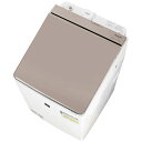 【中古】SHARP(シャープ) 〔展示品〕 縦型乾燥洗濯機 ベージュ系 ES-PW8J-C [洗濯8.0kg /乾燥4.5kg /ヒーター乾燥(排気タイプ) /...