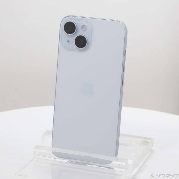 【中古】Apple(アップル) iPhone15 256GB ブルー MTMR3J/A SIMフリー 【348-ud】
