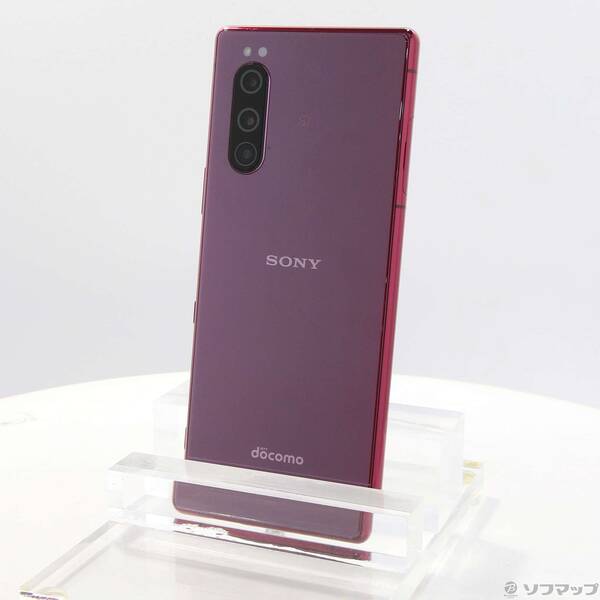 【中古】SONY(ソニー) Xperia 5 64GB レッド SO-01M docomo 【305-ud】