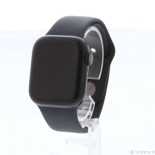 【中古】Apple(アップル) Apple Watch Series 7 GPS 41mm ミッドナイトアルミニウムケース ミッドナイトスポーツバンド 【276-ud】