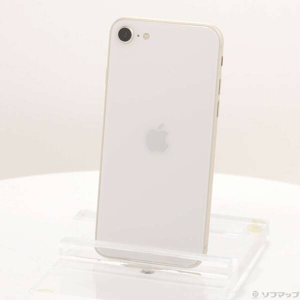 【中古】Apple(アップル) iPhone SE 第3世代 64GB スターライト MMYD3J/A SIMフリー 【348-ud】