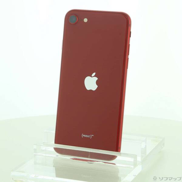 【中古】Apple(アップル) iPhone SE 第3世代 64GB プロダクトレッド MMYE3J/A SIMフリー 【295-ud】