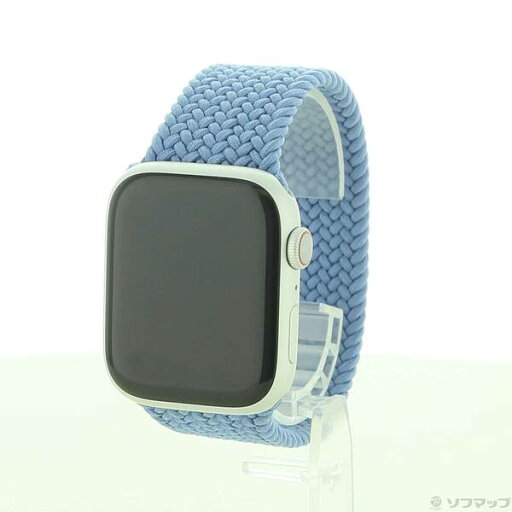 【中古】Apple(アップル) Apple Watch Series 8 GPS + Cellular 45mm シルバーアルミニウムケース スレートブルーブレイデッドソロループ 【348-ud】 【中古】Apple(アップル) Apple Watch Series 8 GPS + Cellular 45mm シルバーアルミニウムケース スレートブルーブレイデッドソロループ 【348-ud】
