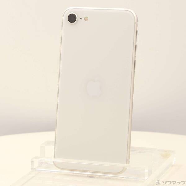 【中古】Apple(アップル) iPhone SE 第3世代 128GB スターライト MMYG3J／A SIMフリー 【348-ud】