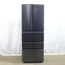 【中古】SHARP(シャープ) 〔中古品〕 プラズマクラスター冷蔵庫 ダスクダークメタル SJ-MF43P-H [幅65cm /429L /6ドア /観音開きタ...