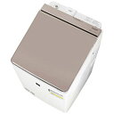 【中古】SHARP(シャープ) 〔展示品〕 縦型乾燥洗濯機 ベージュ系 ES-PW8J-C [洗濯8.0kg /乾燥4.5kg /ヒーター乾燥(排気タイプ) /...