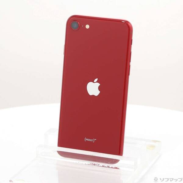 【中古】Apple(アップル) iPhone SE 第3世代 64GB プロダクトレッド MMYE3J/A SIMフリー 【295-ud】