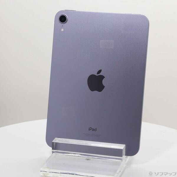 【中古】Apple(アップル) iPad mini 第6世代 64GB パープル 3J366J／A Wi-Fi 【368-ud】