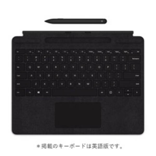 【中古】Microsoft(マイクロソフト) スリムペン付き Surface Pro X Signature キーボード 日本語 QSW-00019 ブラック 【352-ud】