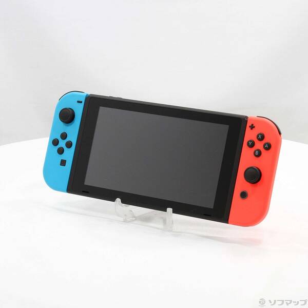 【中古】Nintendo(任天堂) Nintendo Switch Joy-Con (L) ネオンブルー/ (R) ネオンレッド 【348-ud】