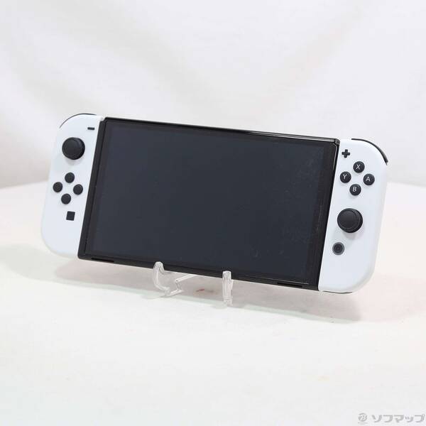 【中古】Nintendo(任天堂) Nintendo Switch 有機ELモデル Joy-Con(L)/(R) ホワイト 【305-ud】