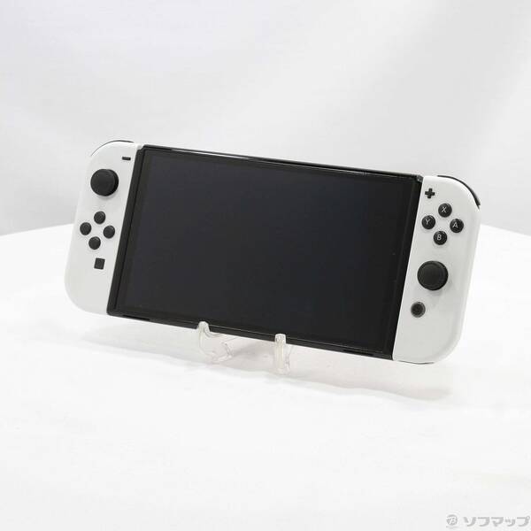 【中古】Nintendo(任天堂) Nintendo Switch 有機ELモデル Joy-Con(L)/(R) ホワイト 【349-ud】