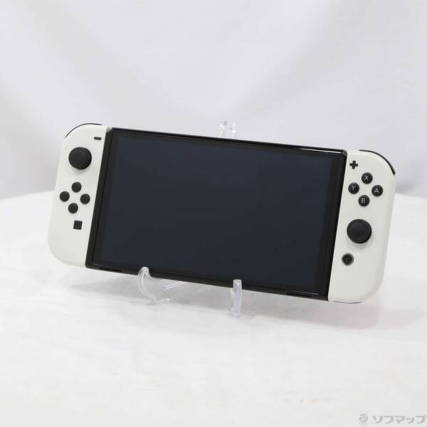 【中古】Nintendo(任天堂) Nintendo Switch 有機ELモデル Joy-Con(L)/(R) ホワイト 【295-ud】