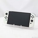 【中古】Nintendo(任天堂) Nintendo Switch 有機ELモデル Joy-Con(L)/(R) ホワイト 【371-ud】