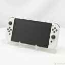 【中古】Nintendo(任天堂) Nintendo Switch 有機ELモデル Joy-Con(L)/(R) ホワイト 【305-ud】