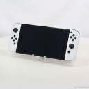 【中古】Nintendo(任天堂) Nintendo Switch 有機ELモデル Joy-Con(L)/(R) ホワイト 【377-ud】