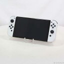 【中古】Nintendo(任天堂) Nintendo Switch 有機ELモデル Joy-Con(L)/(R) ホワイト 【377-ud】