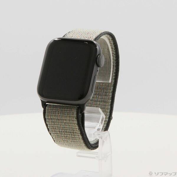 【中古】Apple(アップル) Apple Watch Series 5 Nike GPS 40mm スペースグレイアルミニウムケース ロイヤルパルス/ラバグローNikeスポーツループ 【276-ud】