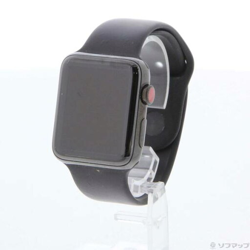【中古】Apple(アップル) Apple Watch Series 3 GPS + Cellular 42mm スペースブラックステンレススチールケース ブラックスポーツバンド 【258-ud】 【中古】Apple(アップル) Apple Watch Series 3 GPS + Cellular 42mm スペースブラックステンレススチールケース ブラックスポーツバンド 【258-ud】