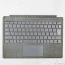 【中古】Microsoft(マイクロソフト) Surface Pro Signature Type Cover FFP-00019 プラチナ 【348-ud】