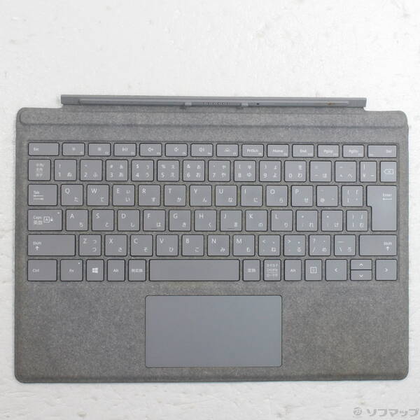 【中古】Microsoft(マイクロソフト) Surface Pro Signature Type Cover FFP-00019 プラチナ 【349-ud】