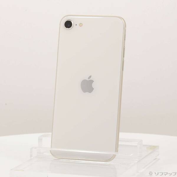 【中古】Apple(アップル) iPhone SE 第3世代 64GB スターライト MMYD3J/A SIMフリー 【276-ud】
