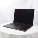 【中古】Apple(アップル) MacBook Pro 16.2-inch Late-2023 MUW63J/A Apple M3 Max 16コアCPU_40コアGPU 64GB SSD8TB スペースブラック 〔macOS v14.7.7〕 【262-ud】