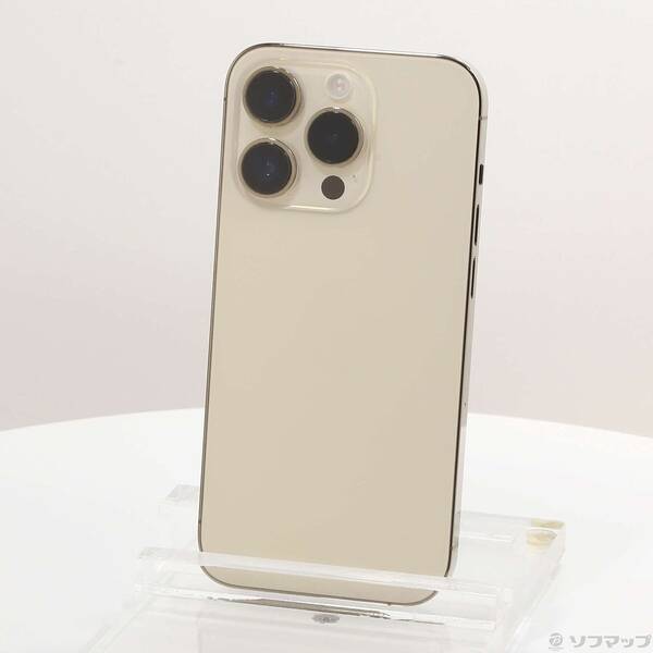 【中古】Apple(アップル) iPhone14 Pro 128GB ゴールド MQ073J/A SIMフリー 【262-ud】