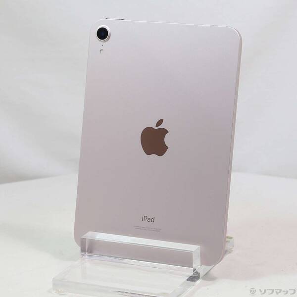 【中古】Apple(アップル) iPad mini 第6世代 64GB ピンク MLWL3J／A Wi-Fi 【258-ud】