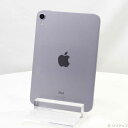 【中古】Apple(アップル) iPad mini 第6世代 64GB パープル 3J366J/A Wi-Fi 【349-ud】(2)