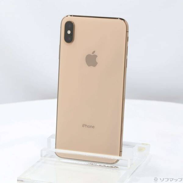 【中古】Apple(アップル) iPhoneXS Max 64GB ゴールド MT6T2J／A SoftBank 【258-ud】