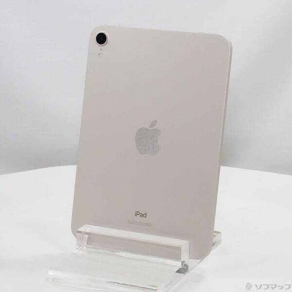 【中古】Apple(アップル) iPad mini 第6世代 64GB スターライト MK7P3J/A Wi-Fi 【377-ud】