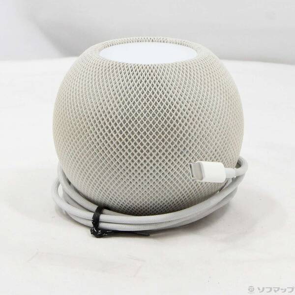 【中古】Apple(アップル) 〔展示品〕 HomePod mini ホワイト MY5H2J/A 【344-ud】