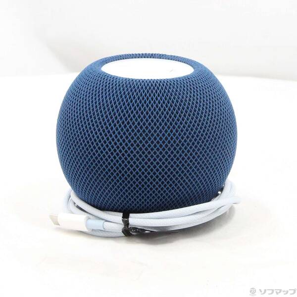 【中古】Apple(アップル) 〔展示品〕 HomePod mini ブルー MJ2C3J/A 【269-ud】