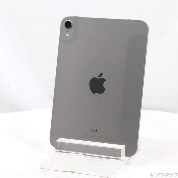 【中古】Apple(アップル) iPad mini 第6世代 64GB スペースグレイ MK7M3J／A Wi-Fi 【344-ud】