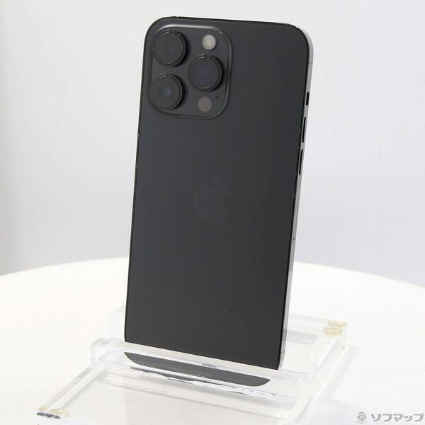 【中古】Apple(アップル) iPhone14 Pro Max 256GB スペースブラック MQ9A3J／A SIMフリー 【196-ud】