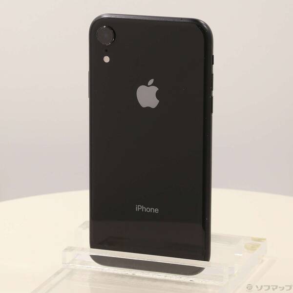 【中古】Apple(アップル) iPhoneXR 128GB ブラック MT0G2J／A SIMフリー 【262-ud】