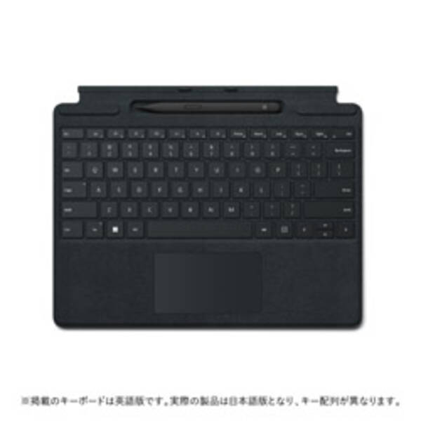 【中古】Microsoft(マイクロソフト) スリムペン2付き Surface Pro Signatune キーボード ブラック 8X6-00019 【348-ud】
