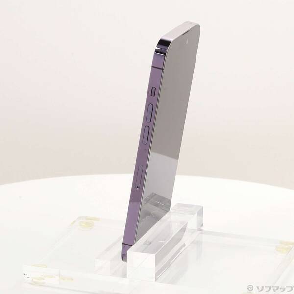【中古】Apple(アップル) iPhone14 Pro 256GB ディープパープル MQ1E3J／A SIMフリー 【348-ud】