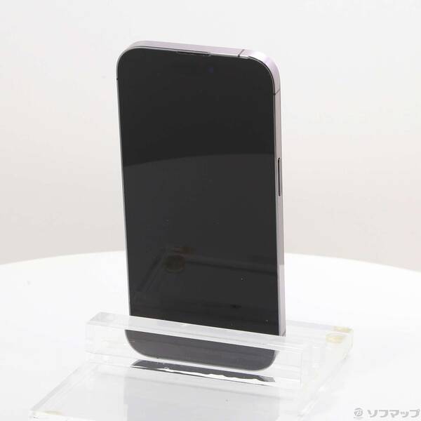 【中古】Apple(アップル) iPhone14 Pro 256GB ディープパープル MQ1E3J／A SIMフリー 【348-ud】