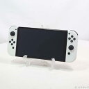 【中古】Nintendo(任天堂) Nintendo Switch 有機ELモデル Joy-Con(L)/(R) ホワイト 【349-ud】