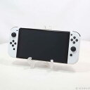 【中古】Nintendo(任天堂) Nintendo Switch 有機ELモデル Joy-Con(L)/(R) ホワイト 【349-ud】