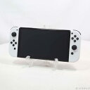 【中古】Nintendo(任天堂) Nintendo Switch 有機ELモデル Joy-Con(L)/(R) ホワイト 【349-ud】