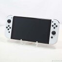 【中古】Nintendo(任天堂) Nintendo Switch 有機ELモデル Joy-Con(L)/(R) ホワイト 【247-ud】