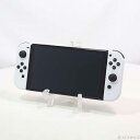 【中古】Nintendo(任天堂) Nintendo Switch 有機ELモデル Joy-Con(L)/(R) ホワイト 【344-ud】