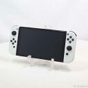 【中古】Nintendo(任天堂) Nintendo Switch 有機ELモデル Joy-Con(L)/(R) ホワイト 【344-ud】
