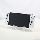 【中古】Nintendo(任天堂) Nintendo Switch 有機ELモデル Joy-Con(L)/(R) ホワイト 【344-ud】