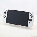 【中古】Nintendo(任天堂) Nintendo Switch 有機ELモデル Joy-Con(L)/(R) ホワイト 【344-ud】